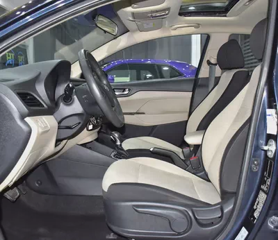 AED 593 EMi at 0% DP | Hyundai Accent 1.6L ( 2020 Model ) in Blue Color GCC Specs-9