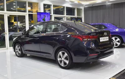 AED 593 EMi at 0% DP | Hyundai Accent 1.6L ( 2020 Model ) in Blue Color GCC Specs-6