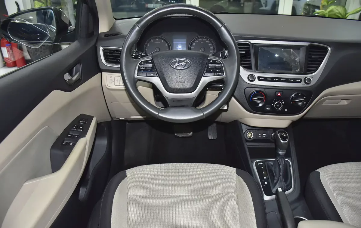AED 593 EMi at 0% DP | Hyundai Accent 1.6L ( 2020 Model ) in Blue Color GCC Specs-11-11