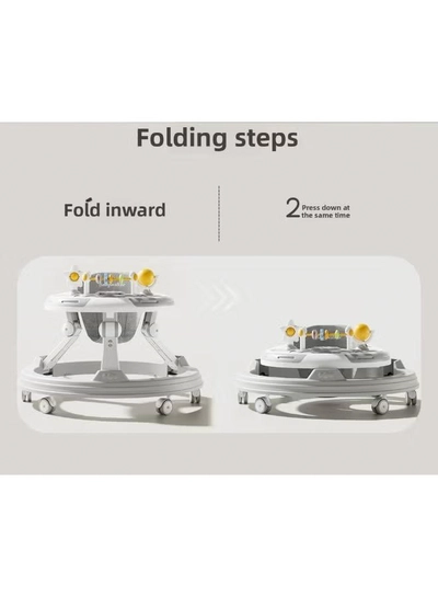 ORiTi Baby Walker, Stroller, Baby Multifunctional Anti Rollover-4