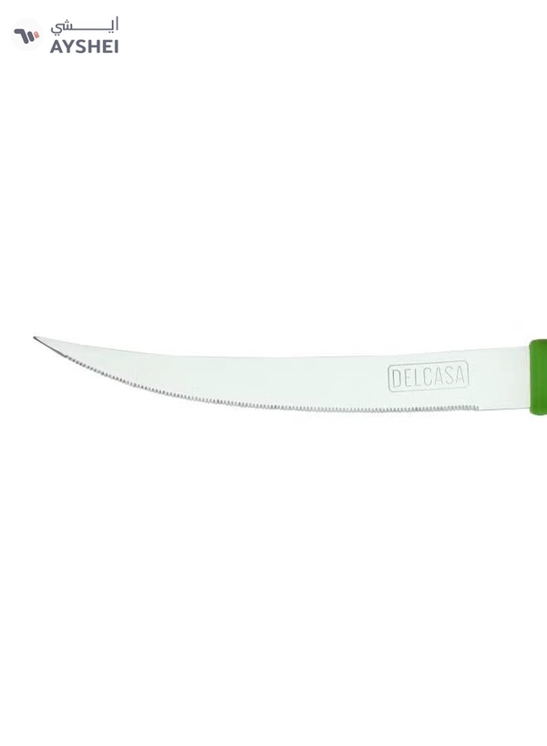  DELCASA Fruits Knives Ultra Sharp Stainless Steel Blades DC2459 12Piecess Knives Set With Polymer Handle Dishwasher Safe