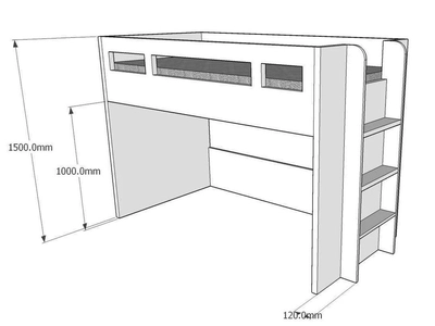 Glaze Bunk Bed Model B-1