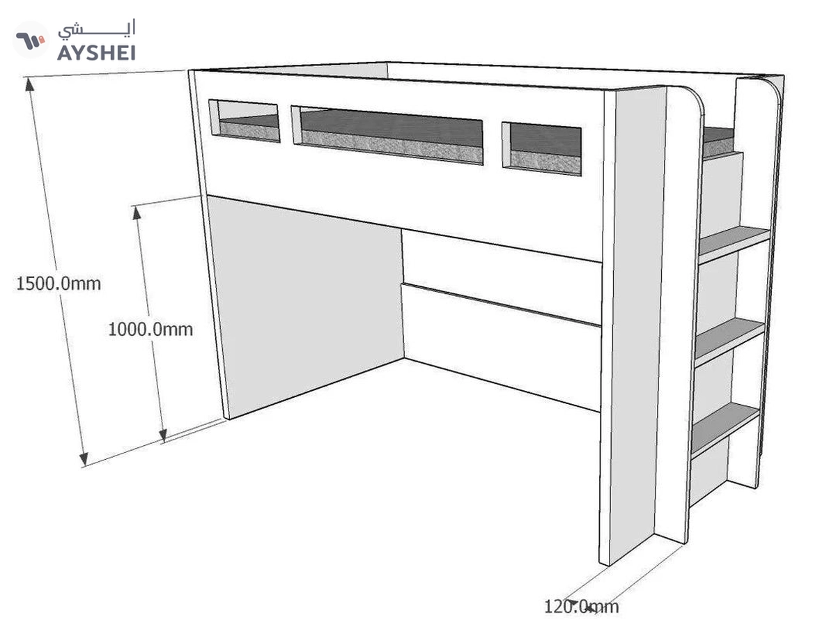 Glaze Bunk Bed Model B-1-1