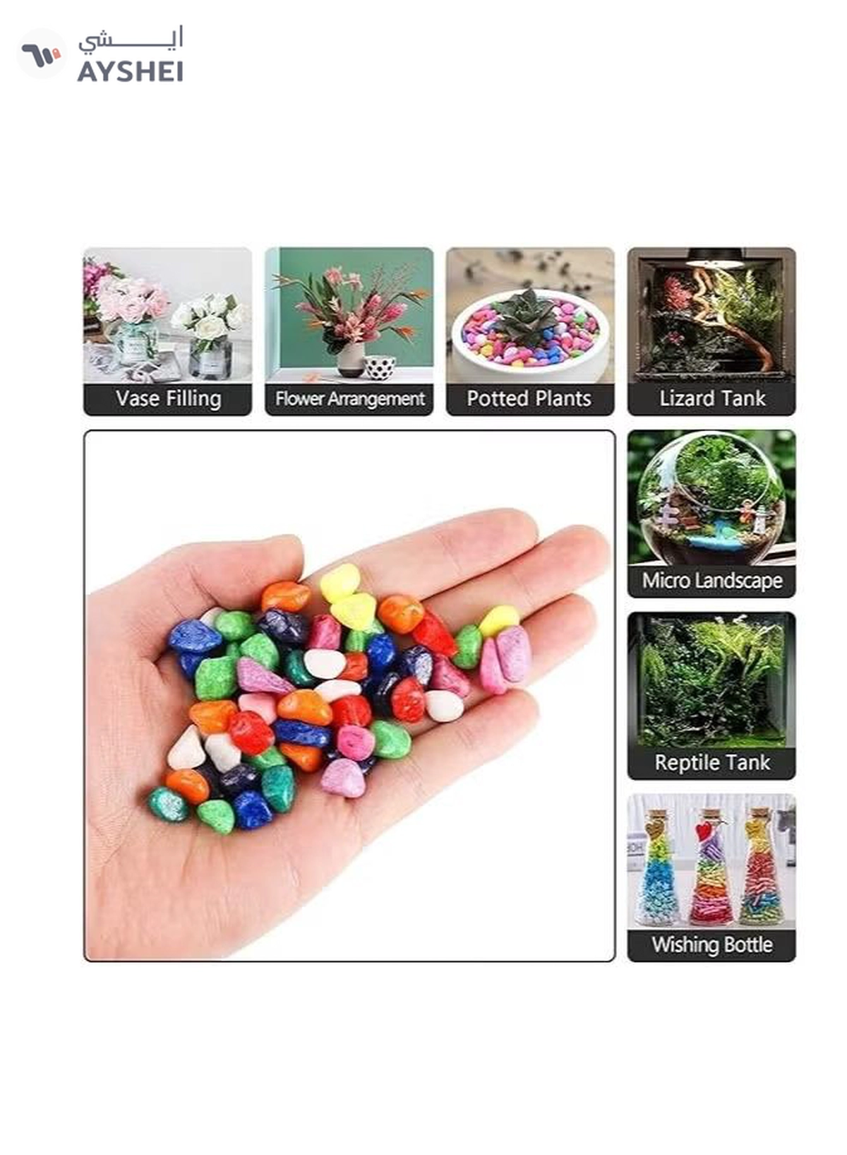 Karis Mixed Colored Stones-1kg-4-4