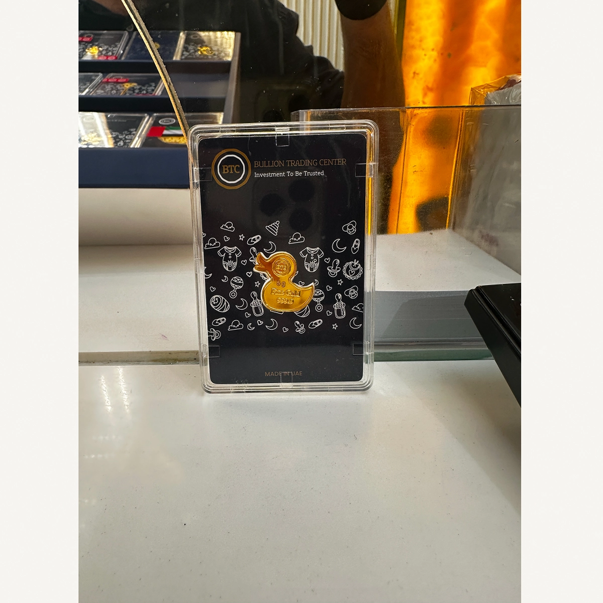 BTC 5 Gram Pure Gold Duckling Toy- Exclusive Gifting and Collectable 24 carat-2-2