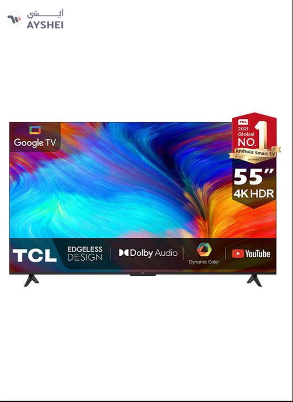 55-Inch 4K UHD Smart TV, Built in receiver, Google TV with Built-in Chromecast & Google