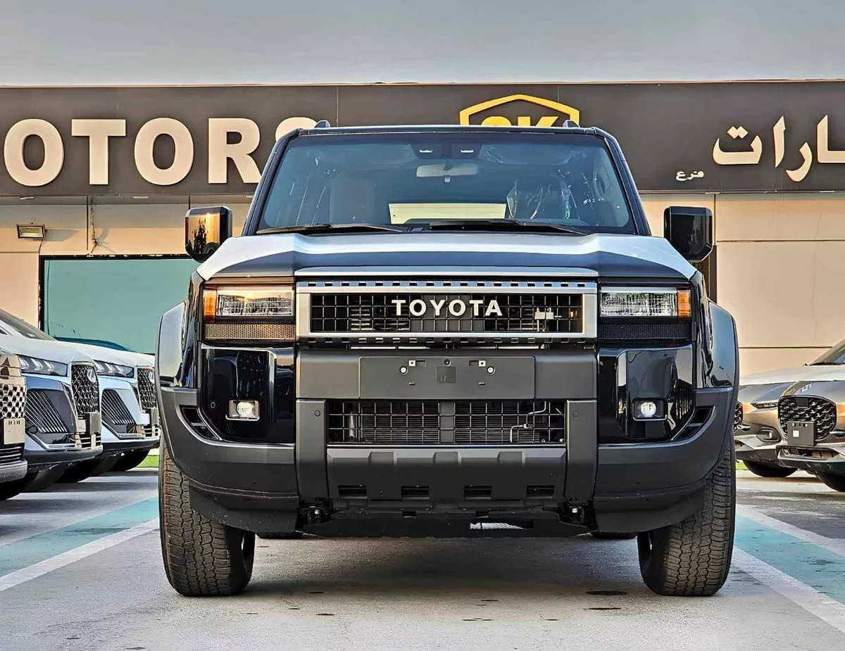 Toyota Prado TURBO ALL ROUNDER || 2.4L PETROL V4 | SUNROOF | DIFF-LOCK | RR CAMERA | ALLOY WHEELS | SQUARE LIGHTS-2-0