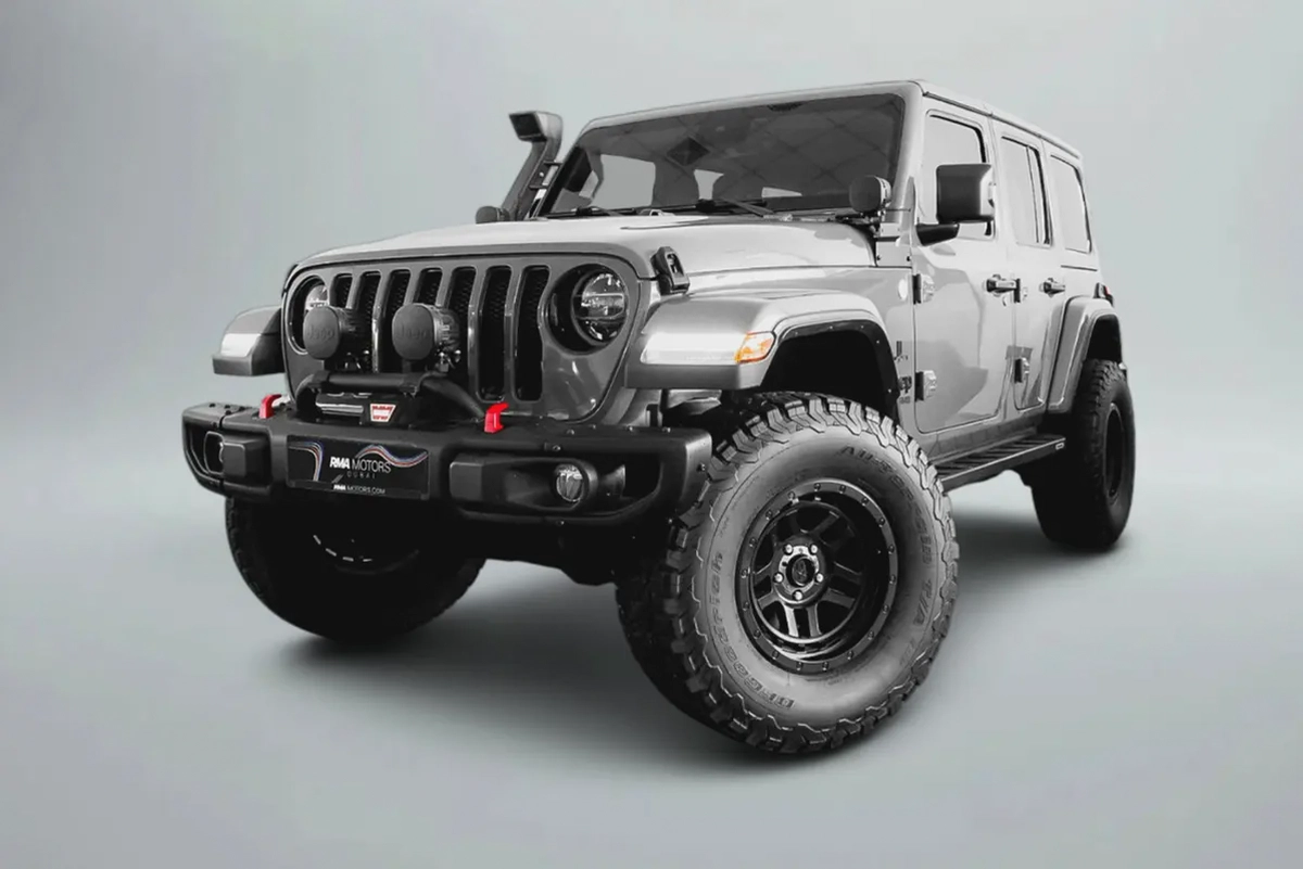 2,970 AED / 60 Months / 0% DP | 2019 Jeep Wrangler Unlimited Sahara / Jeep Warranty-4-4