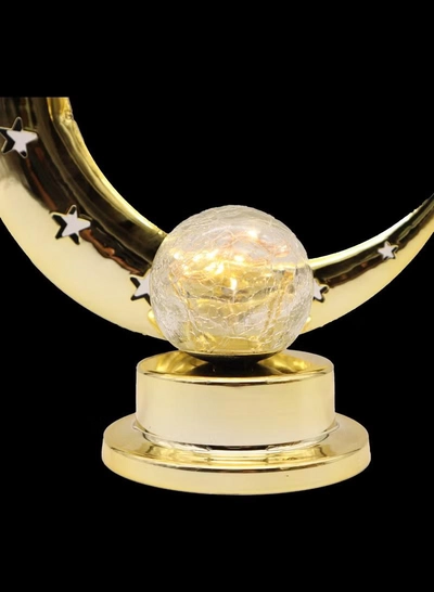 Yuwell Moon Lamp Led Iron Moon Lamp Ball Lamp Muslim Festival Decorative Lamp Bedroom Table Lamp For Ramadan And Eid Decoration Light-3