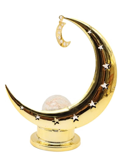 Yuwell Moon Lamp Led Iron Moon Lamp Ball Lamp Muslim Festival Decorative Lamp Bedroom Table Lamp For Ramadan And Eid Decoration Light-2