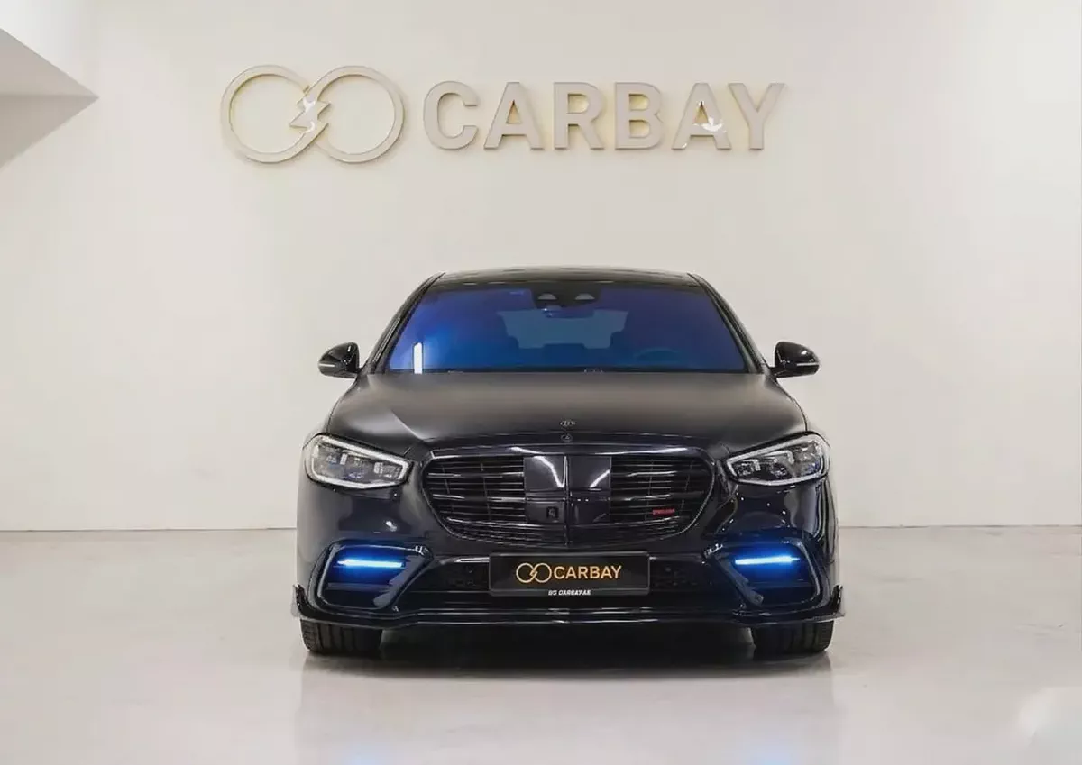 AED 4527 PM | MERCEDES S580 2021 | BRABUS KIT | WELL MAINTAINED | 1 YEAR WARRANTY-1-1