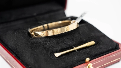 CARTIER LOVE bracelet, classic model - the LOVE bracelet is a jewelry design icon-2