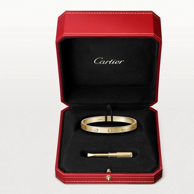 CARTIER LOVE bracelet, classic model - the LOVE bracelet is a jewelry design icon-0