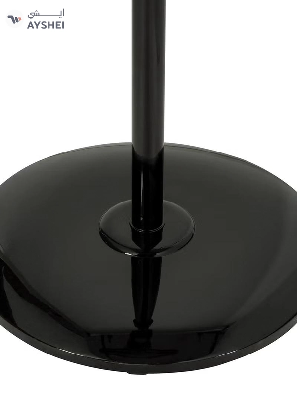 GEEPAS 18" Stand Fan | Adjustable height | 3 speed | Tilt Setting with Overheat Protection | Wide Oscillation | Self-Protection when Over Heated, 128 Ribbed Grills, Streamlined & Portable Design GF9605 Black