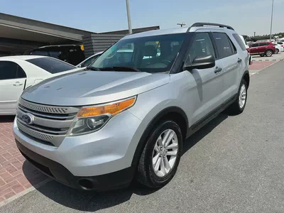 ford Explorer 2013 silver color GCC calen car-2