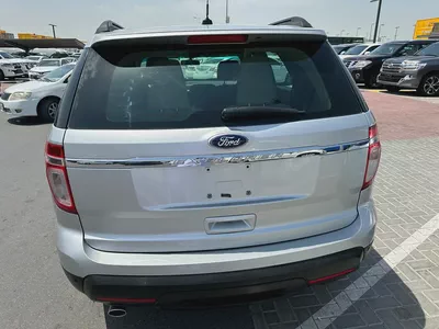 ford Explorer 2013 silver color GCC calen car-3