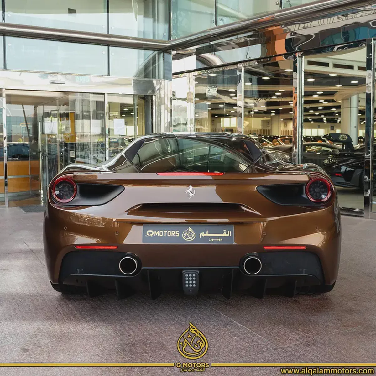 2018 FERRARI 488 GTB ( TAILOR MADE ) ( 1 OF 1 ) 70th Anniversary GCC DONE ONLY 600KM-2-2
