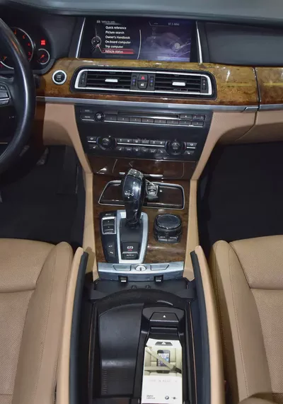 EXCELLENT DEAL for our BMW 730Li ( 2015 Model ) in White Color GCC Specs-16
