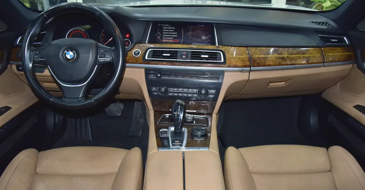 EXCELLENT DEAL for our BMW 730Li ( 2015 Model ) in White Color GCC Specs-9-9