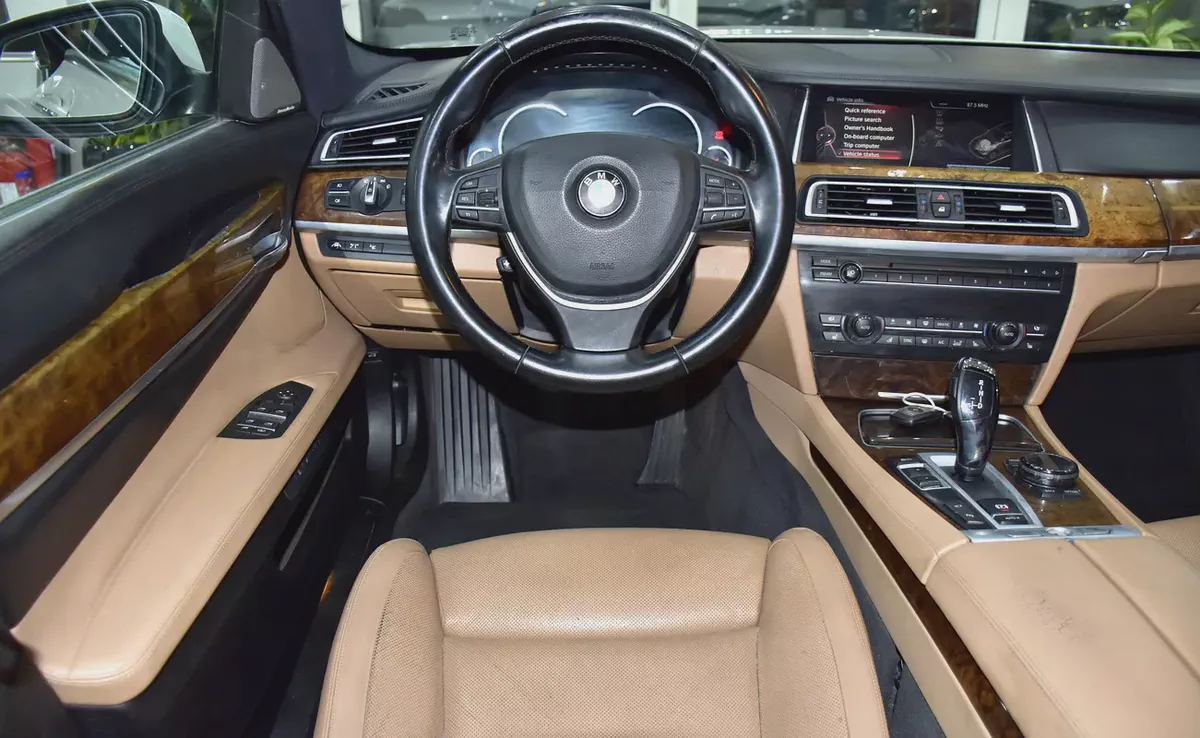 EXCELLENT DEAL for our BMW 730Li ( 2015 Model ) in White Color GCC Specs-10-10