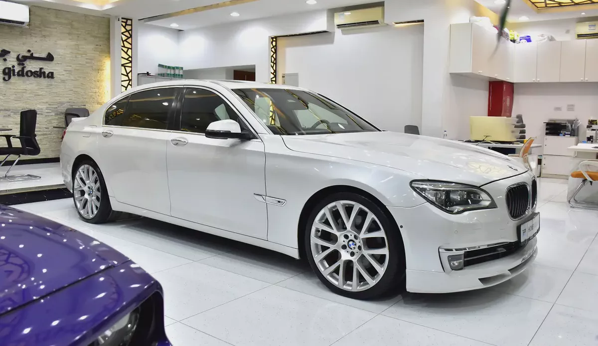EXCELLENT DEAL for our BMW 730Li ( 2015 Model ) in White Color GCC Specs-2-2
