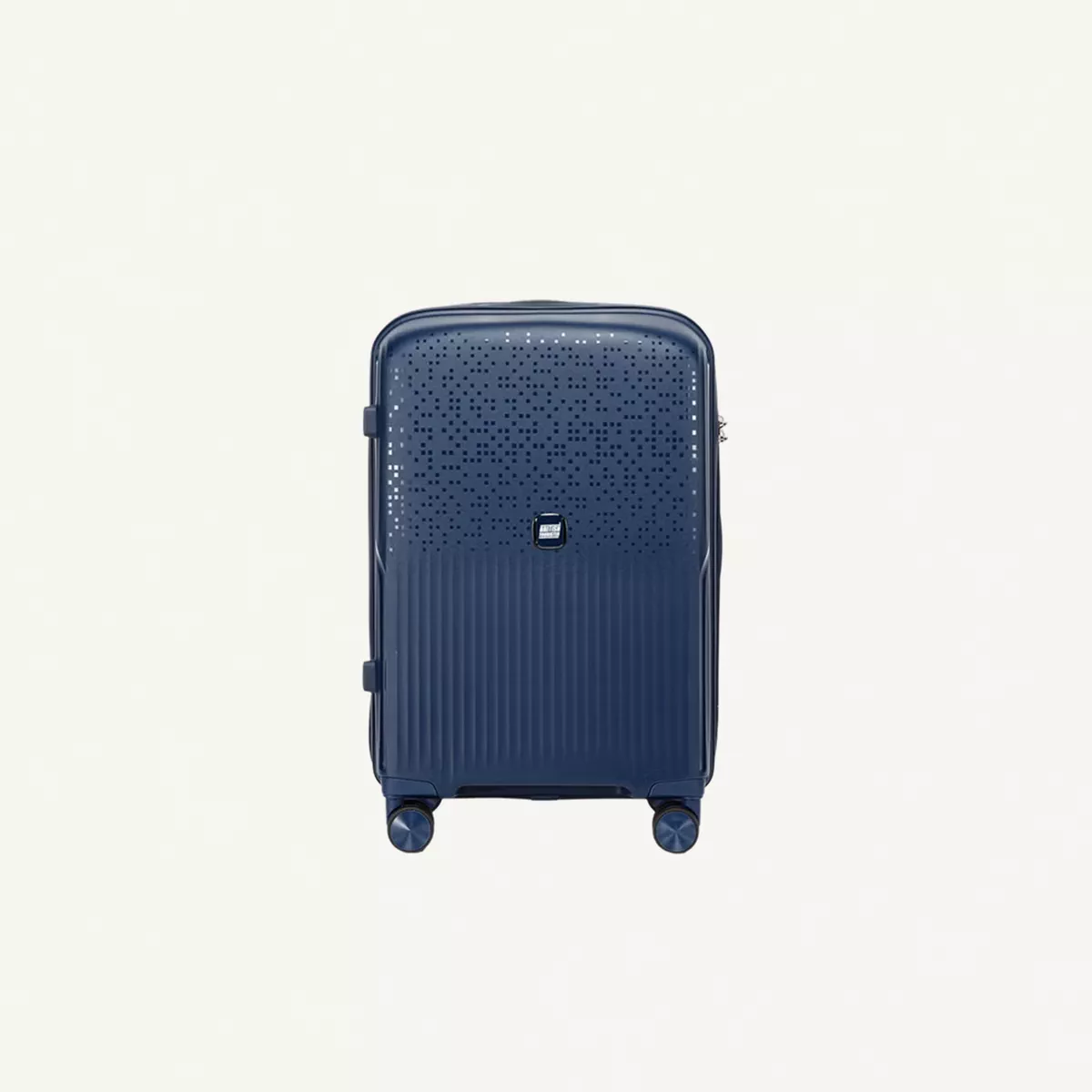 British Tourister 3 Piece Polyproplene Hard Side Spinner Luggage Trolley Set 20/24/28 Inch - Navy Blue-2-2