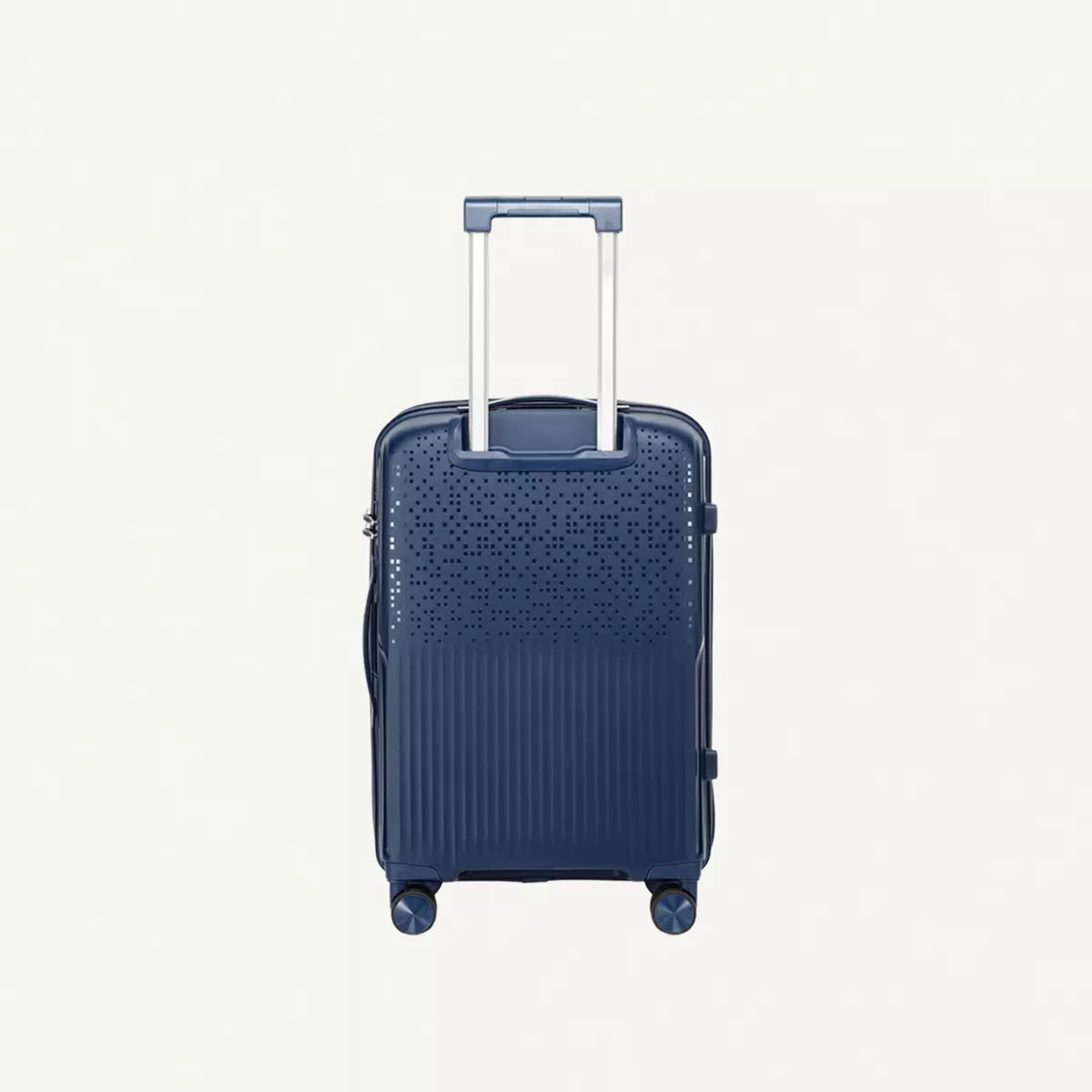 British Tourister 3 Piece Polyproplene Hard Side Spinner Luggage Trolley Set 20/24/28 Inch - Navy Blue-3-3
