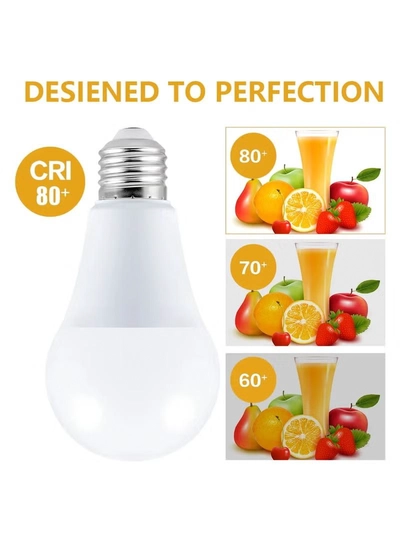 Yuwell 4Pcs RGBW Smart LED Light Bulb 24 Color Changing Bulb With Remote Control Smart Bulb With 16 Million Color Range E27-18W Bulb 50000 Hour Lifespan 2700K-6500K Color Temperature For Home Room Decoration-6