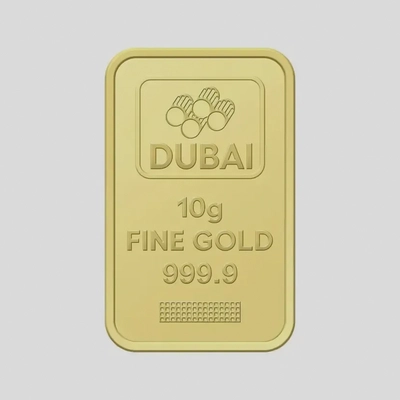 Dubai Gold 10 Grams Pure 999.9 Fine Gold Bar-3