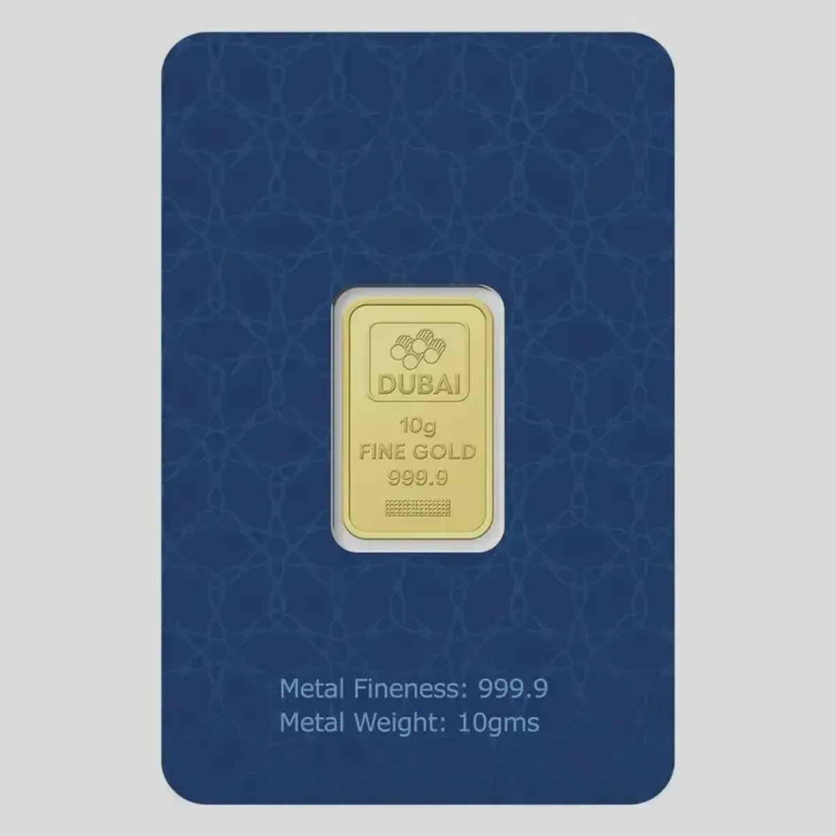 Dubai Gold 10 Grams Pure 999.9 Fine Gold Bar-1-1