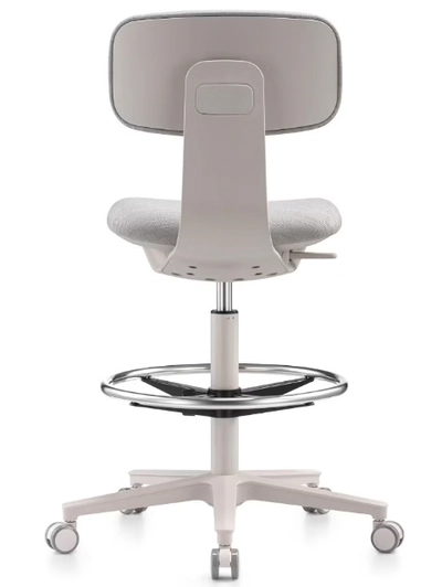 NAVO Pluto, High Office Chair, Ergonomic Drafting Chair with Adjustable Height Footrest,-3