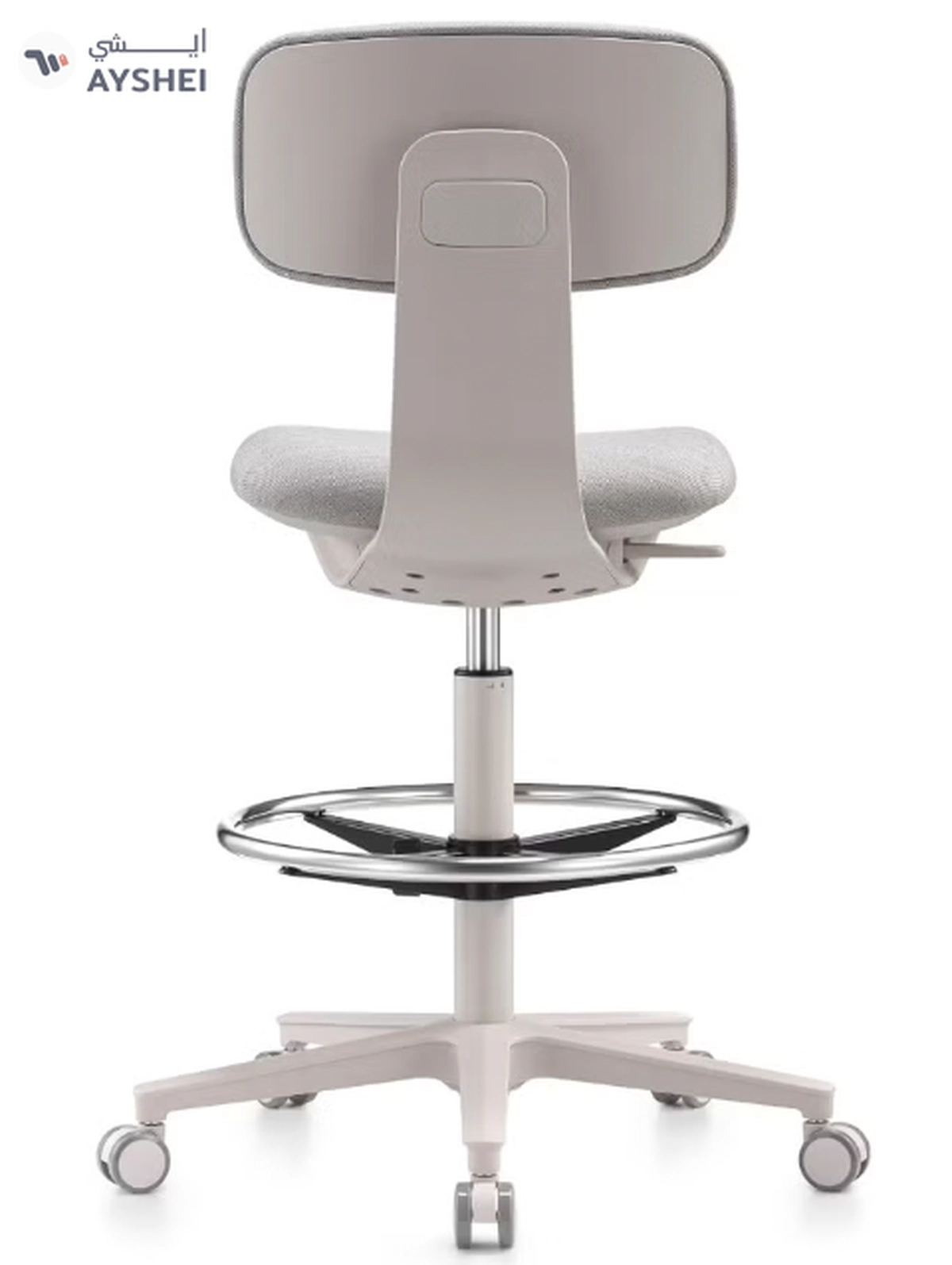 NAVO Pluto, High Office Chair, Ergonomic Drafting Chair with Adjustable Height Footrest,-3-3