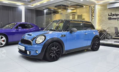 EXCELLENT DEAL for our Mini Cooper S ( 2013 Model ) in Blue Color GCC Specs-1