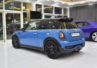 EXCELLENT DEAL for our Mini Cooper S ( 2013 Model ) in Blue Color GCC Specs-6