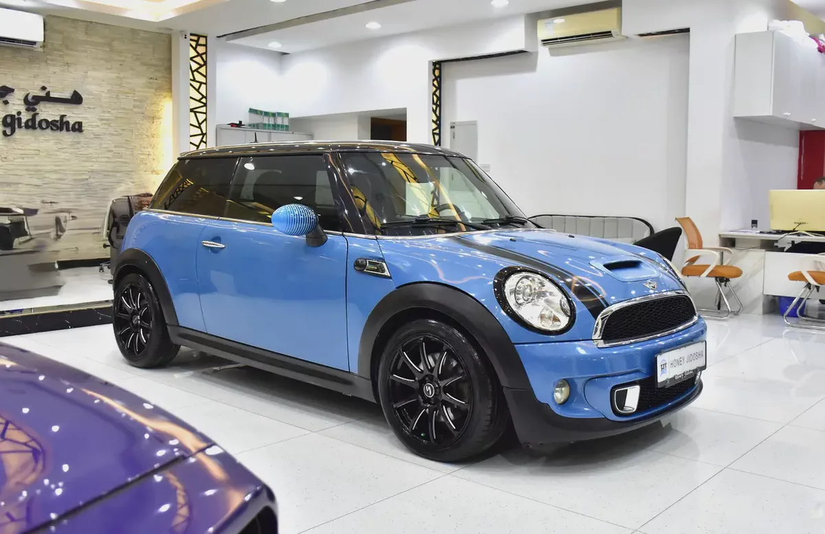 EXCELLENT DEAL for our Mini Cooper S ( 2013 Model ) in Blue Color GCC Specs-2-2