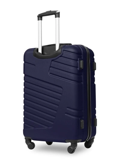 PARAJOHN Prime 3-Piece ABS Hardshell Spinner Luggage Set | Lightweight 20/24/28 Inch Travel Trolley Suitcase – Navy-1
