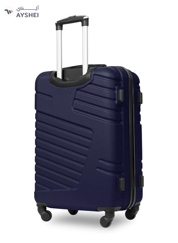PARAJOHN Prime 3-Piece ABS Hardshell Spinner Luggage Set | Lightweight 20/24/28 Inch Travel Trolley Suitcase – Navy