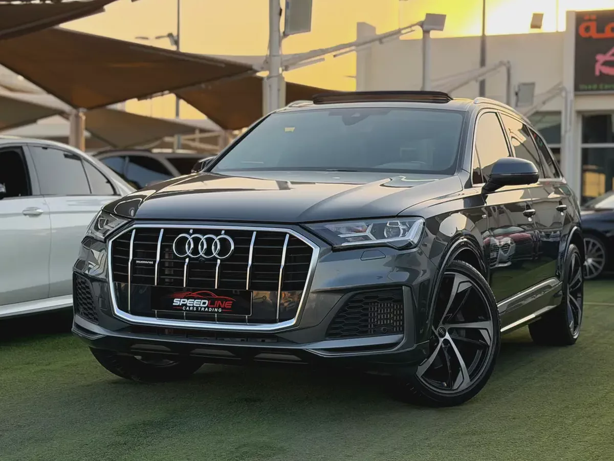 Audi Q7 55 TFSI quattro S line 2022 GCC Specs Free Paint-2-2