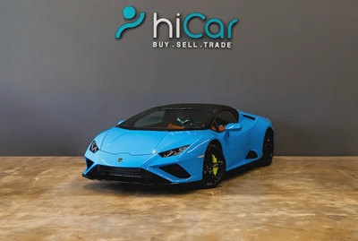 AED 18,207 P.M • 0% Downpayment • Lamborghini Huracan EVO Spyder • 1 Year Warranty-0