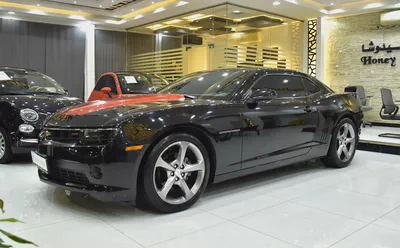 EXCELLENT DEAL for our Chevrolet Camaro RS ( 2014 Model ) in Black Color GCC Specs-1