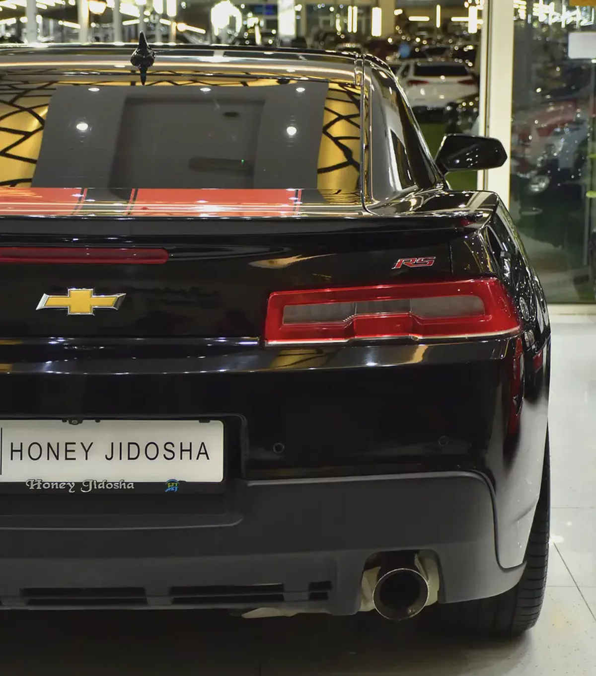 EXCELLENT DEAL for our Chevrolet Camaro RS ( 2014 Model ) in Black Color GCC Specs-8-8