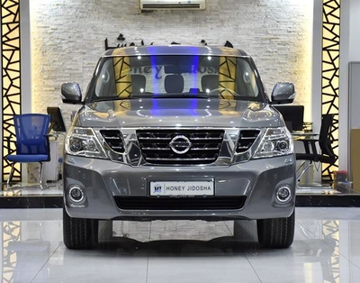 Nissan Patrol Titanium V8 ( 2018 Model ) in Grey Color GCC Specs-0