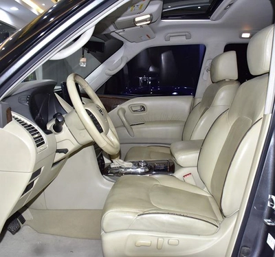 Nissan Patrol Titanium V8 ( 2018 Model ) in Grey Color GCC Specs-8