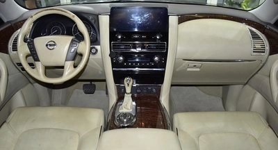 Nissan Patrol Titanium V8 ( 2018 Model ) in Grey Color GCC Specs-3