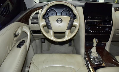 Nissan Patrol Titanium V8 ( 2018 Model ) in Grey Color GCC Specs-4