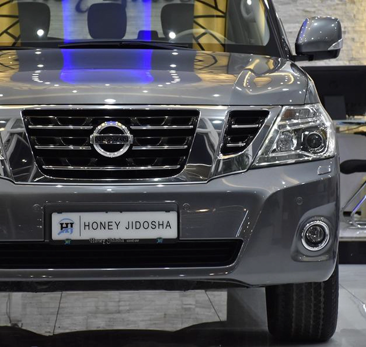 Nissan Patrol Titanium V8 ( 2018 Model ) in Grey Color GCC Specs-2-2