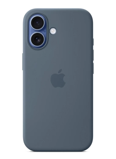 Apple iPhone 17 Silicone Case with MagSafe - Anchor Blue-0