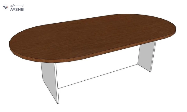 Meeting table: Oval, For 6-20 persons