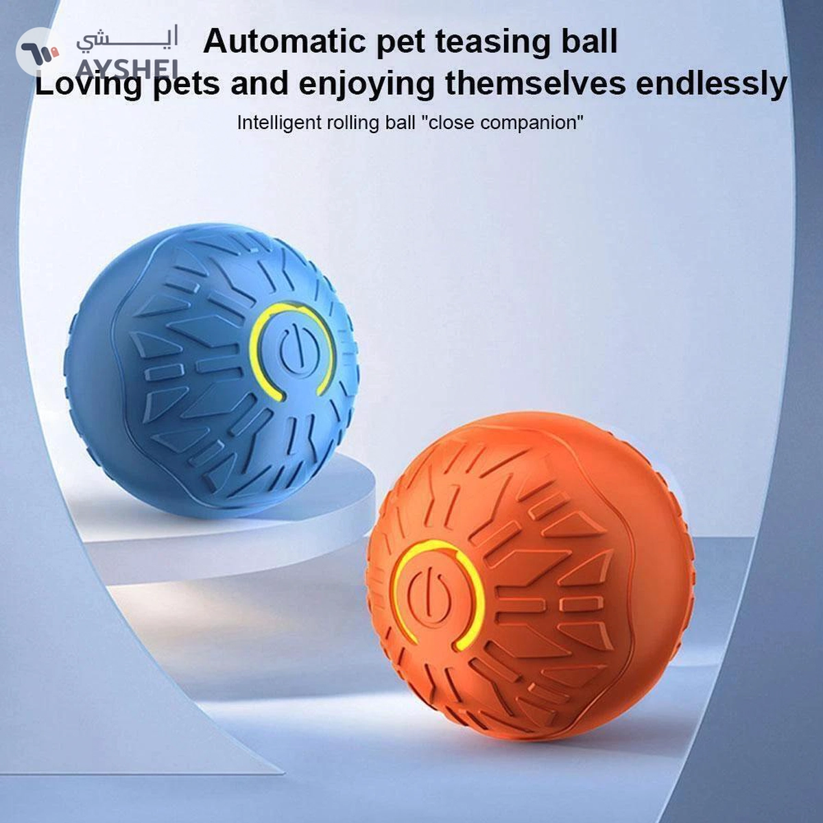 Electronic Smart Pet Bounce Ball Interactive Toy Christmas C8S0 Gift U2H9-4-4