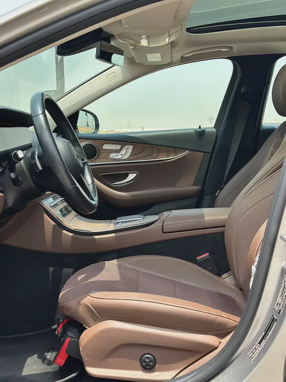Mercedes-Benz E200 2021 / GCC Specs / 50,000 KM / Gold / Brown Interior-9-9